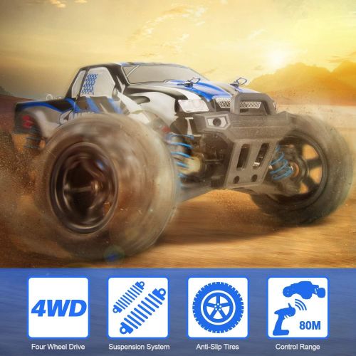  [아마존핫딜][아마존 핫딜] VCANNY Remote Control Car, Terrain RC Cars, Electric Remote Control Off Road Monster Truck, 1