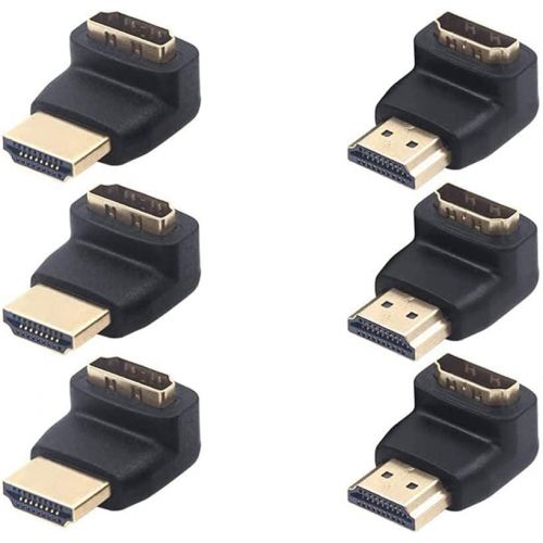  [아마존베스트]VCE 3 Combos HDMI 90 Degree and 270 Degree Male to Female Adapter 3D&4K Supported