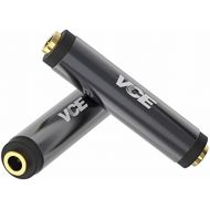 [아마존베스트]VCE 3-Pack 3.5mm Stereo Plug to 3.5mm Female/Female Adapter Plug