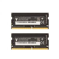 v-Color COLOR YOUR LIFE v-Color 32GB(2x16GB) DDR4 2666MHz Ram for Laptop/Note Book/iMac 2020 & 2019 Apple27 w/Retina 5K Display Upgrade Intel Ready SO-DIMM Memory Module Ram Upgrade CL19 1.2V (TN416G26D81