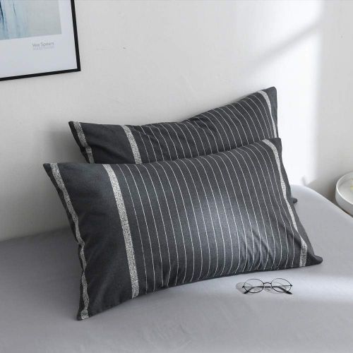  VClife Cotton Bedding Duvet Cover Sets King Arrow Print Bedding Sets- Zipper Closure & Corner Ties (1 Duvet Cover + 2 Pillow Cases)