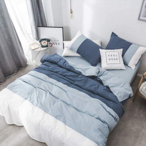  VClife Cotton Bedding Duvet Cover Sets King Arrow Print Bedding Sets- Zipper Closure & Corner Ties (1 Duvet Cover + 2 Pillow Cases)