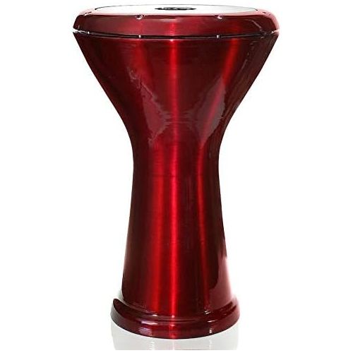  [아마존베스트]Vatan 3025 inchl Darbuka Lacquered Egyptian Large Diameter 22 cm Red