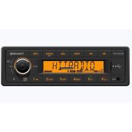 VDO Continental TR7412UB-OR European Style 12v Radio Orange Display Bluetooth