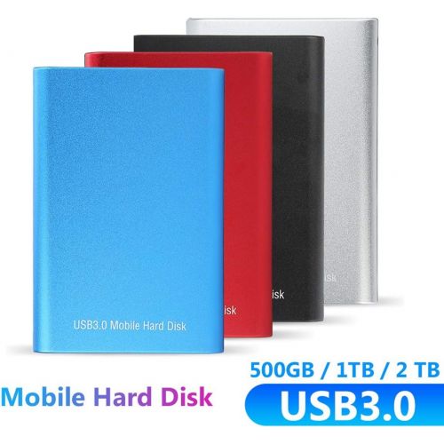  VDSOIUTYHFV External Hard Drive HDD USB 3.0 Slim External Portable Hard Drive Drop Shock Resistant for PC, Mac, Desktop, Laptop