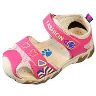 VECJUNIA Boys Girls Athletic Sandals Low Top Closed Toe Anti-Slip Outdoor Sports Sandals (Toddler/Little Kid)