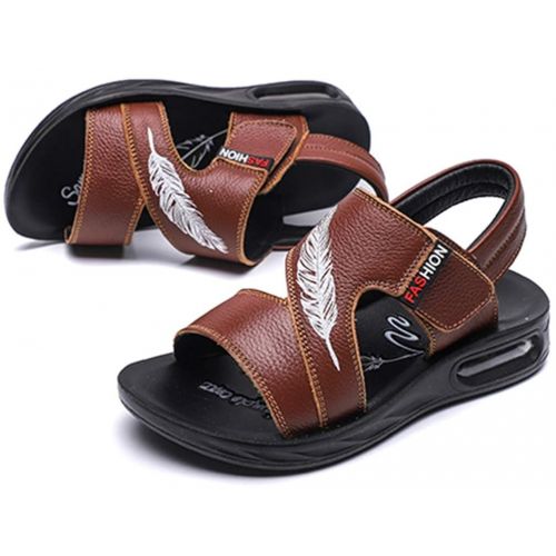  VECJUNIA Boys Athletic Sandals Open Toe Hook and Loop Nonslip Beach Water Flats Shoes