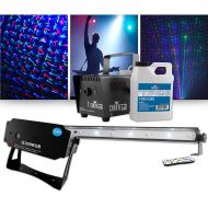 VEI},description:This VEI lighting package is a great start for your lighting rig, or as an add-on to an existing one. You get the VEI G300RGB Mini Laser and the Chauvet DJ Jam Pac
