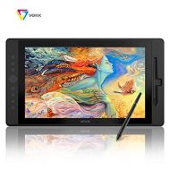 Drawing Monitor Pen Display VEIKK 15.6 inch HD IPS Graphics Tablet,with Express Key and Quick Dial,8192 Levels Battery-Free Pen and Adjustable Stand