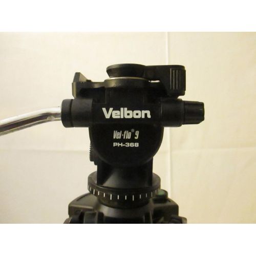  Velbon Videomate 638/F 3-Sec Heavy Duty Geared Tripod & Carrying Case