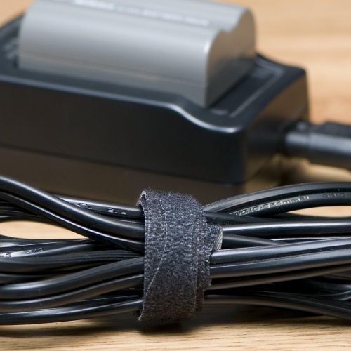  [아마존베스트]VELCRO Brand ONE WRAP Thin Ties | Strong & Reusable | Perfect for Fastening Wires & Organizing Cords | Black, 8 x 1/2-Inch | 100 Count