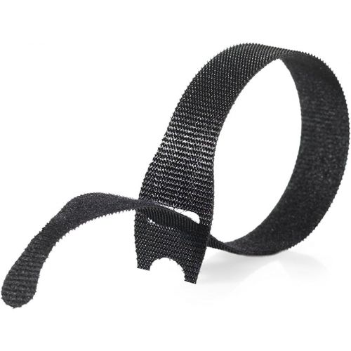  [아마존베스트]VELCRO Brand ONE WRAP Thin Ties | Strong & Reusable | Perfect for Fastening Wires & Organizing Cords | Black, 8 x 1/2-Inch | 100 Count