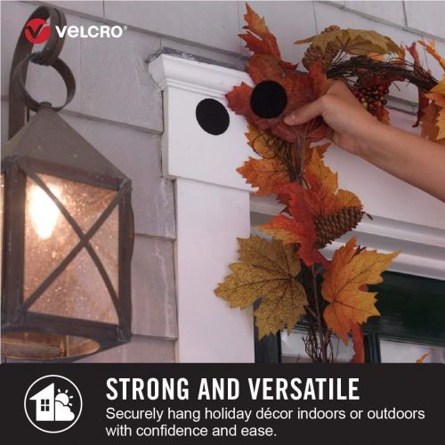  VELCRO Brand Industrial Strength Fasteners | Stick-On Adhesive | Professional Grade Heavy Duty Strength Holds up to 10 lbs on Smooth Surfaces | Indoor Outdoor Use | 4 x 2 inch Stri