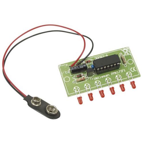  VELLEMAN (CLASSPACK OF 10) Velleman MK173 Mini 6-Led Chaser Kit (solder version)