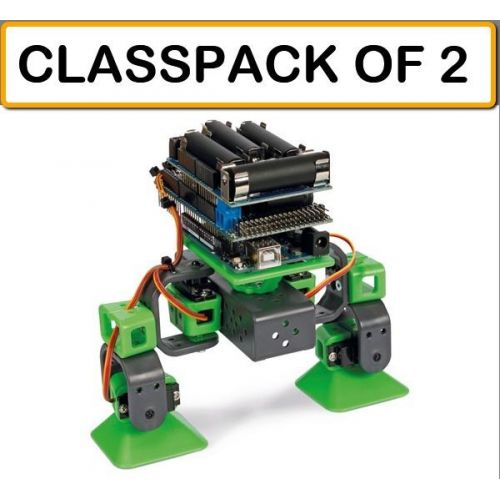  VELLEMAN (PACK OF 2) Velleman VR204 ALLBOT 2 Legged Expandable ARDUINO PROGRAMMABLE Robot