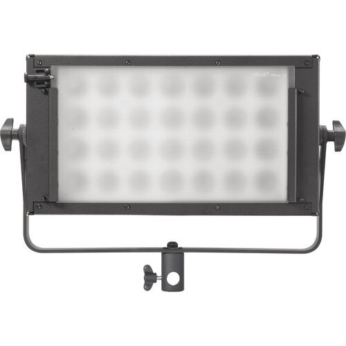  VELVETlight VELVET Mini Power 1 DMX IP54 Weatherproof LED Panel with Gold Mount Plate