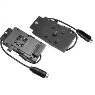 VELVETlight Mini V-Mount Battery Adapter on Plate with XLR3 IP54 Connector