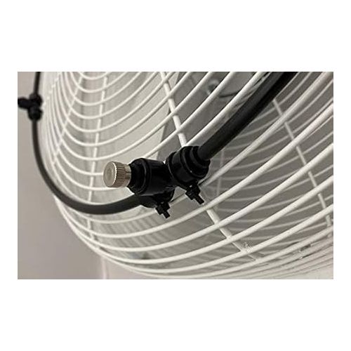  VES Moisture Resistant Outdoor Wall/Ceiling Mount Shop Fan/Industrial Basket Fan for Cooling and Ventilation (18 inch, White)