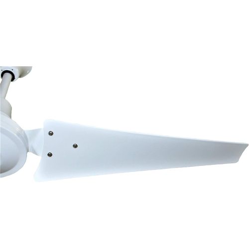  VES 60 Industrial Indoor/Outdoor Moisture Resistant Ceiling Fan, White, Poly Blades