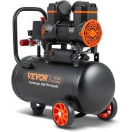 VEVOR 4.8 Gallon Air Compressor, 1.2HP 2.2 CFM@90PSI Oil Free Air Compressor Tank & Max. 116PSI Pressure, 70 dB Ultra Quiet Compressor for Auto Repair, Tire Inflation, Spray Painting, Woodwork Nailing