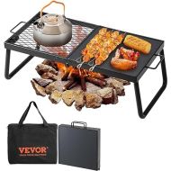 VEVOR Folding Campfire Grill, Heavy Duty Steel Mesh Grate, 22.4