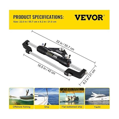  VEVOR Hydraulic Outboard Steering Kit