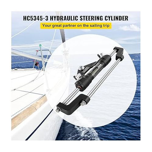  VEVOR Hydraulic Outboard Steering Kit