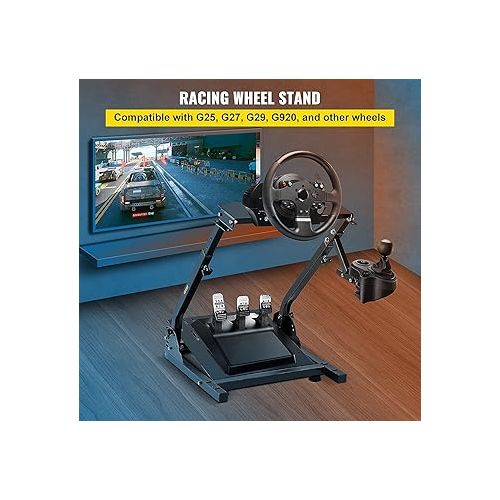  VEVOR G920 Racing Steering Wheel Stand Shifter Mount fit for Mainstream Brands Gaming Wheel Stand Wheel Pedals NOT Included Racing Wheel Stand