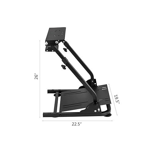  VEVOR G29 G920 Racing Steering Wheel Stand,fit for Logitech G27/G25/G29, Thrustmaster T80 T150 TX F430 Gaming Wheel Stand, Wheel Pedals NOT Included