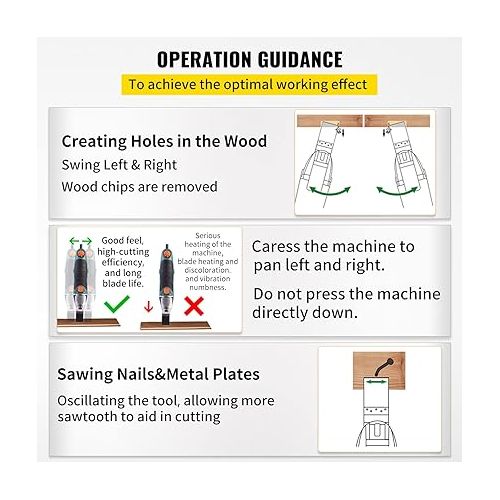  VEVOR 50 PCS Oscillating Saw Blades, Quick Release Multitool Blades Kit, HCS Tool Blades for Wood Plastic Metal Nails Bolts, Compatible with Dewalt Dremel Fein Worx Bosch Makita Milwaukee