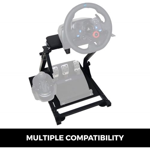  VEVOR G29 G920 Racing Steering Wheel Stand,fit for Logitech G27/G25/G29, Thrustmaster T80 T150 TX F430 Gaming Wheel Stand, Wheel Pedals NOT Included