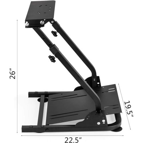  VEVOR G920/G29 Racing Wheel Stand fit for Logitech G27/G25 Gaming Wheel Stand fit for Thrustmaster，Wheel Pedals NOT Included Shifter Mount NOT Included