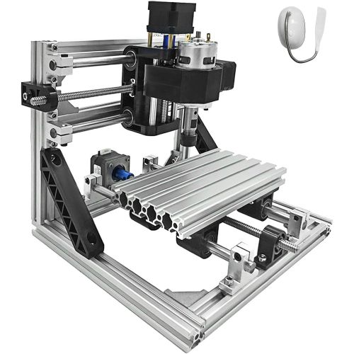  [아마존베스트]VEVOR CNC 1610 CNC Router Kit 3 Axis CNC Router Machine GRBL Control with ER11 and 5mm Extension Rod for Plastic Acrylic PCB PVC Wood Carving DIY Ideas(XYZ Working Area 160x100x40m