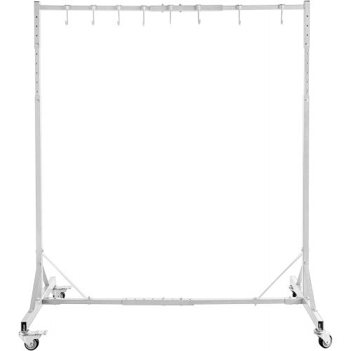  [아마존베스트]VEVOR Painting Rack 5ft-7ft Adjustable Height, Automotive Paint Stand 8 Hooks, Auto Body Stand for Hoods Doors, Painting Drying Rack w/ 4 Swiveling Wheels, Paint Rack Stand, Automo