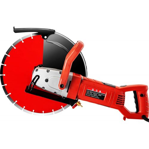  VEVOR Electric Concrete Saw, 14 Concrete Cutter, 15-Amp Concrete Saw, Electric Circular Saw with 14 Blade and Tools, Masonry Saw for Granite, Brick, Porcelain, Reinforced Concrete