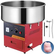 [아마존베스트]Vevor Candy Floss Machine Stainless Steel Electric Candy Floss Machine 54 x 54 x 45 cm Candy Floss Machine for Home Red Coloured Sugar for Floss Machine 1000W