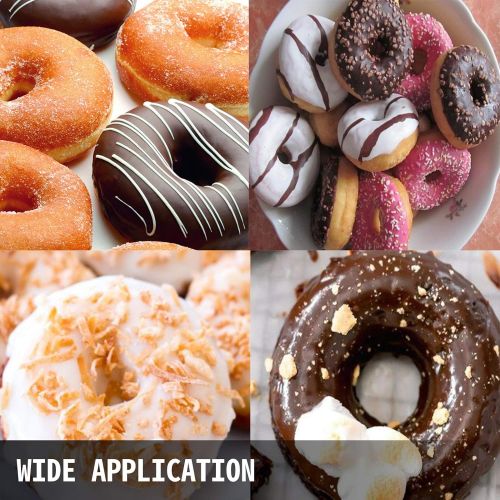  [아마존베스트]Vevor 1550W Donut Maker for 6 Donut Doughnut Machine Electric 220V Commercial Donut Machine