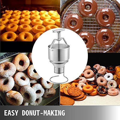  [아마존베스트]Vevor Dough Dispenser Stainless Steel Pancake Dough Dispenser for Donuts 5L Donut Maker Donut Depositor