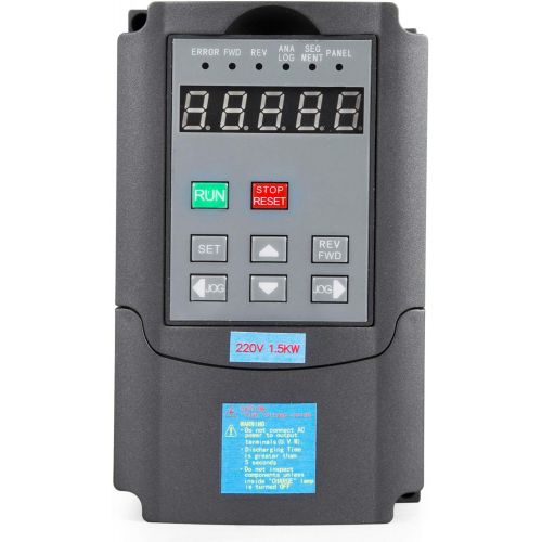  VEVOR VFD Drive VFD Inverter VFD Drive 1.5KW 2HP for Spindle Motor Speed Control (1.5kw VFD)