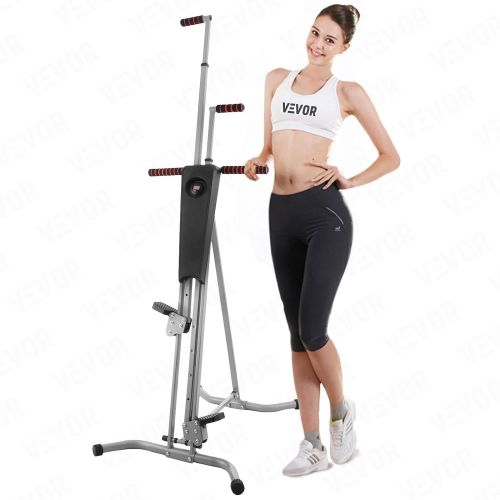  VEVOR Vertical Climber Machine 440LBS Vertical Climber Fitness Exercise Stepper with Monitor Climbing Machine Workout Fitness Gym