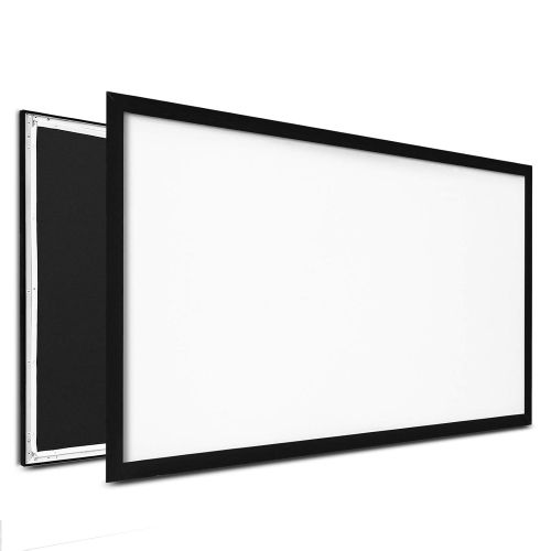  VEVOR Projection Screen 120inch 16:9 Movie Screen Fixed Frame 3D Projector Screen 4K HDTV Movie Theater