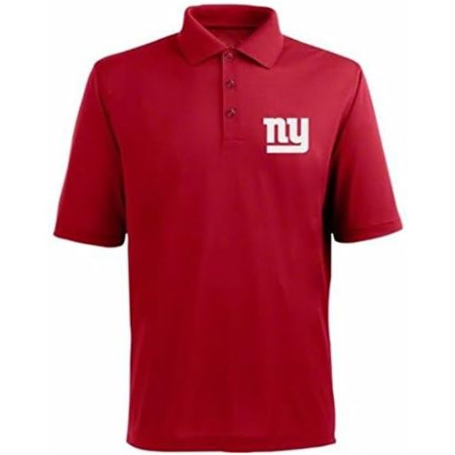  VF York Giants NFL Team Apparel Dri Fit Polo Golf Shirt Red Big & Tall Sizes