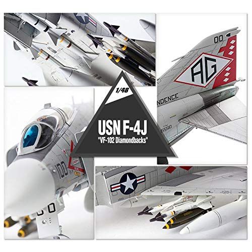  ACA12323 1:48 Academy F-4J Phantom II VF-102 Diamondbacks [Model Building KIT]