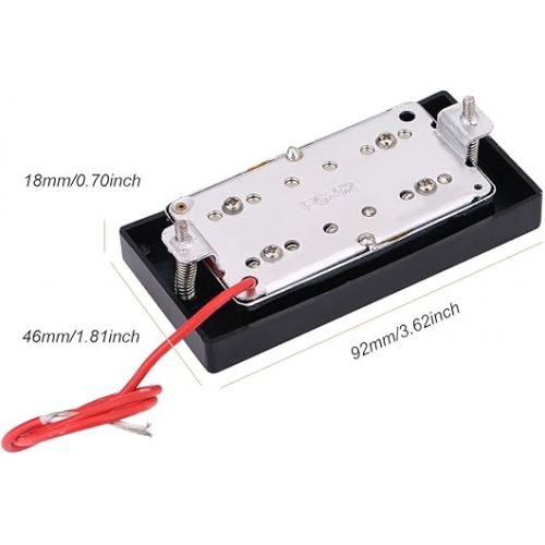  Bridge & Neck Pickup, Humbucker Coil Pickups for Electric Guitar