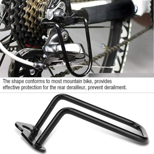  [아마존베스트]VGEBY Bicycle Rear Derailleur Guard Rack Protector, Adjustable Cycling Rear Derailleur Chain Protective Guard for Outdoor Mountain Road Cycling Bike