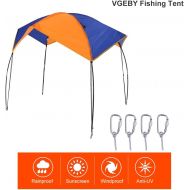 VGEBY Boat Sun Shade Shelter, 2-4 Persons Portable Boat Tent Boat Sun Awning