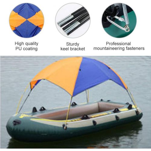  VGEBY Boat Sun Shade Shelter, 2-4 Persons Portable Boat Tent Boat Sun Awning