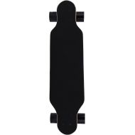 VGEBY Puente Professional Maple Double Kick Deck Cruiser Longboard Alien Pattern Skateboard for Adult (Black