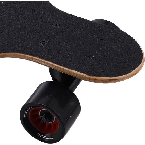  VGEBY Puente Professional Maple Double Kick Deck Cruiser Longboard Alien Pattern Skateboard for Adult (Black