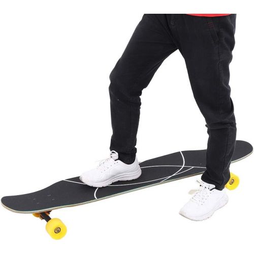  VGEBY 46 Inch Skateboard Longboard Adult Fashion Portable Skateboard Dance Board Youth Non-Slip Longboard Skateboard